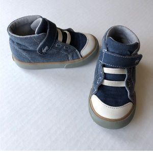See Kai Run chambray high top sneakers size 7